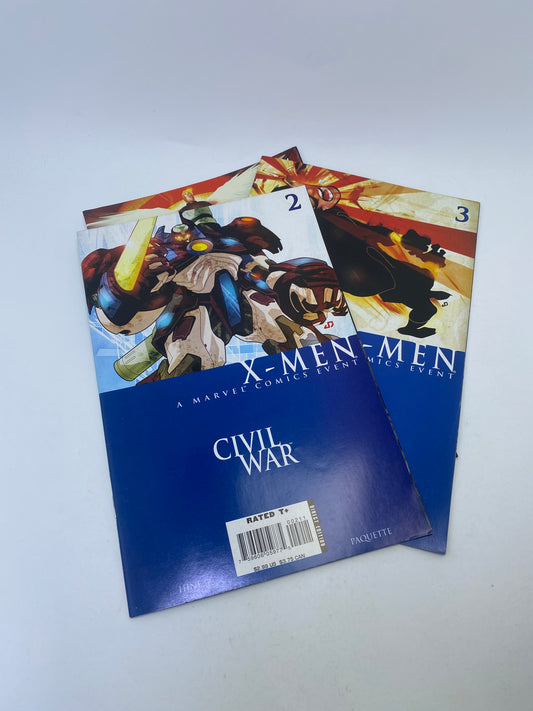  Civil War: X-Men #1–4 – Marvel mini serija apie X-Men kovas „Civil War“ fone, anglų kalba