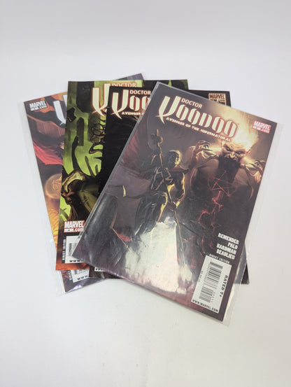  Doctor Voodoo #2-5 komiksų rinkinys anglų kalba – Marvel antgamtinis herojus ir mistinė kova