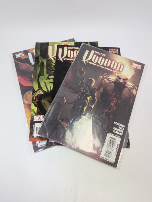  Doctor Voodoo #2-5 komiksų rinkinys anglų kalba – Marvel antgamtinis herojus ir mistinė kova