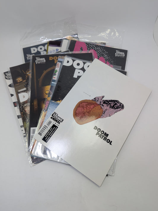  Doom Patrol 1–12 komiksų rinkinys anglų kalba – keisčiausi DC herojai iš Young Animal serijos