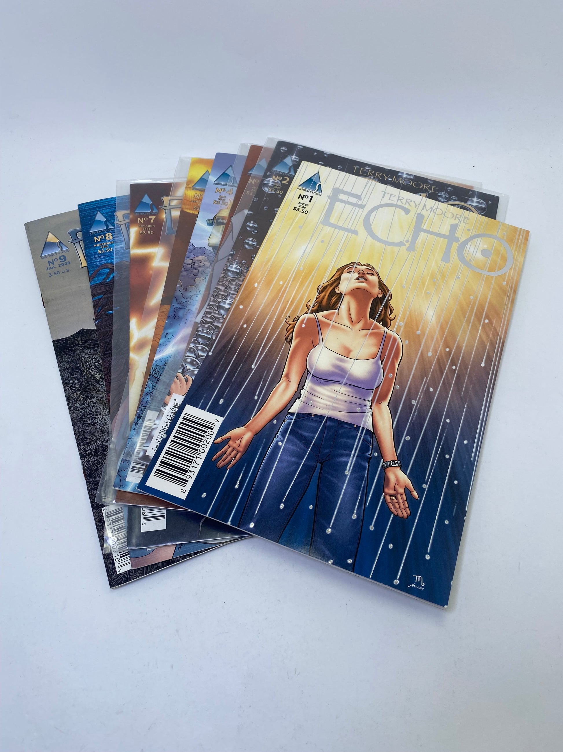 ECHO #1-4, 6-9 komiksų rinkinys, David Mack.