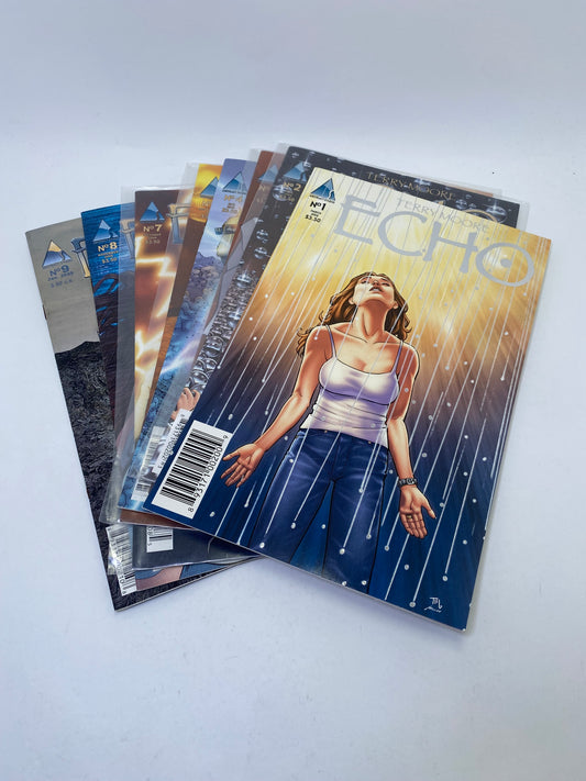 ECHO #1-4, 6-9 komiksų rinkinys, David Mack.