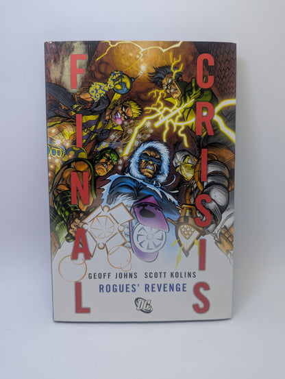 Grafinės novelės „Final Crisis: Rogues' Revenge“ viršelis su Captain Cold ir kitais piktadariais.