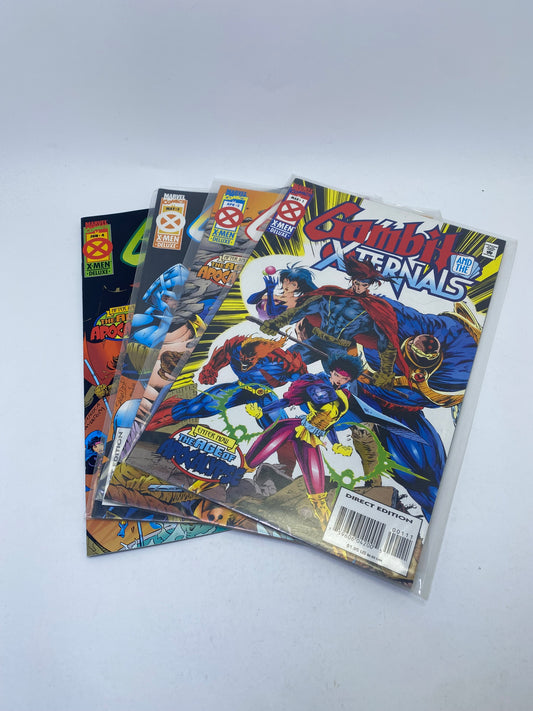 Gambit & The X-Ternals #1-4 komiksų rinkinys, Fabian Nicieza & Tony Daniel.
