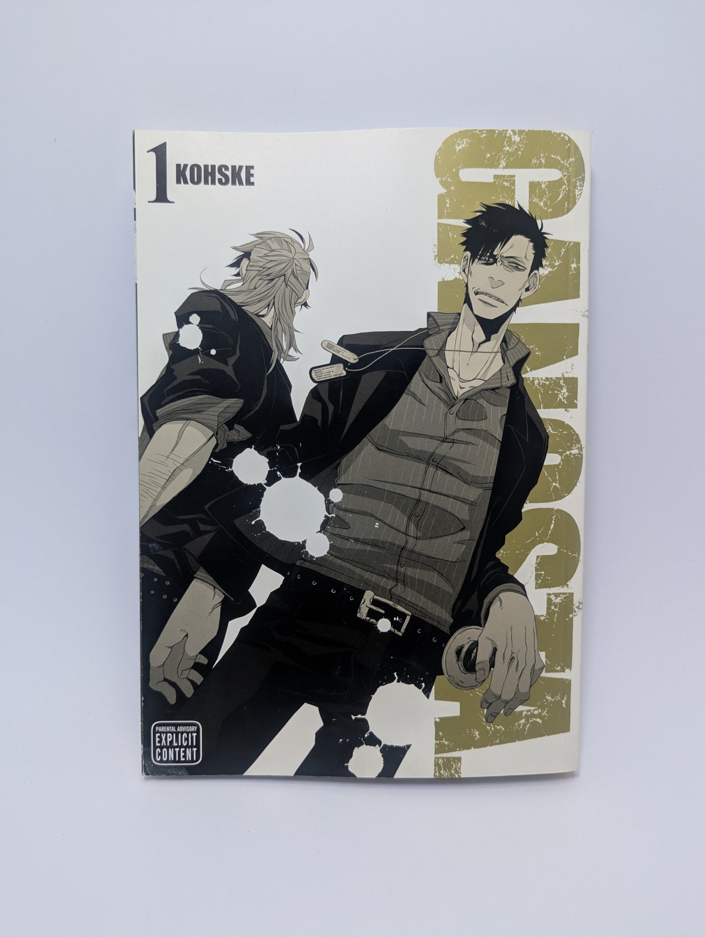 Gangsta., Vol. 1 manga viršelis