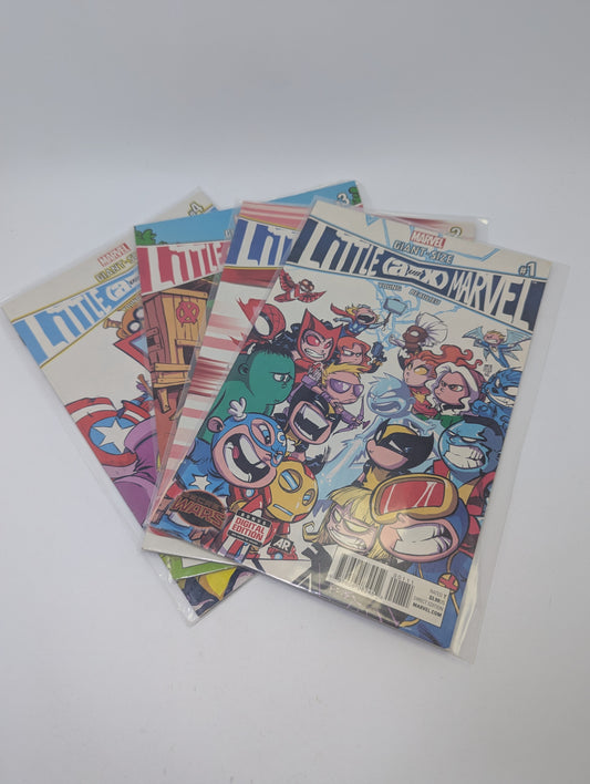  Giant Size Little Marvel: AvX komiksų rinkinys – 4 numeriai, Marvel leidykla, Skottie Young menas