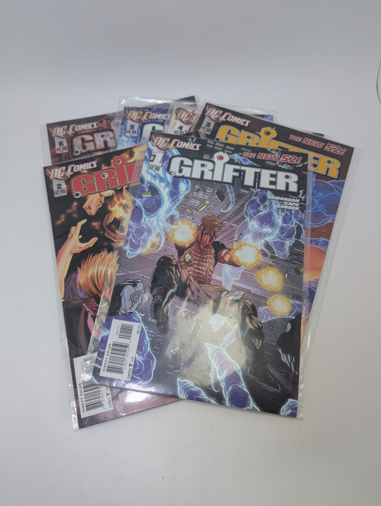  Grifter #1–6 komiksų rinkinys anglų kalba – DC antiherojus ir paslaptingos grėsmės