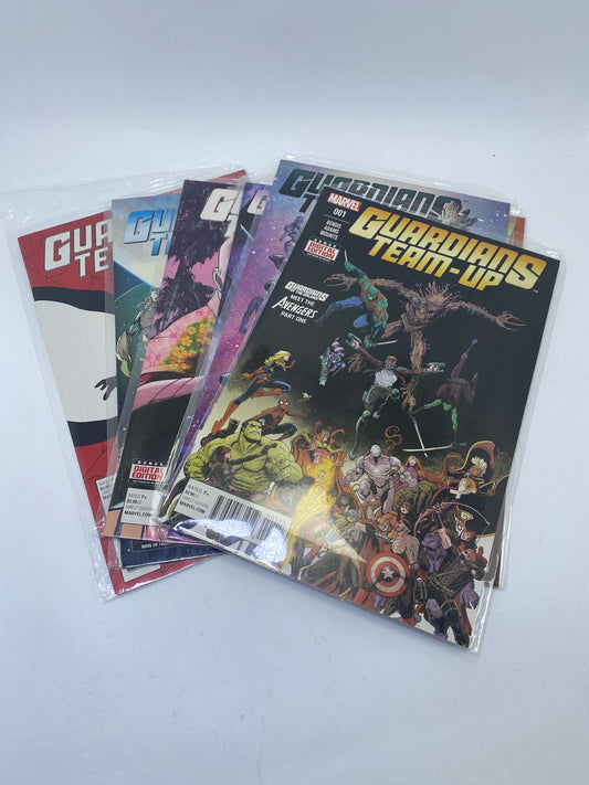 Guardians Team-Up #1-2, 4, 6-9 komiksų rinkinys, Brian Michael Bendis.