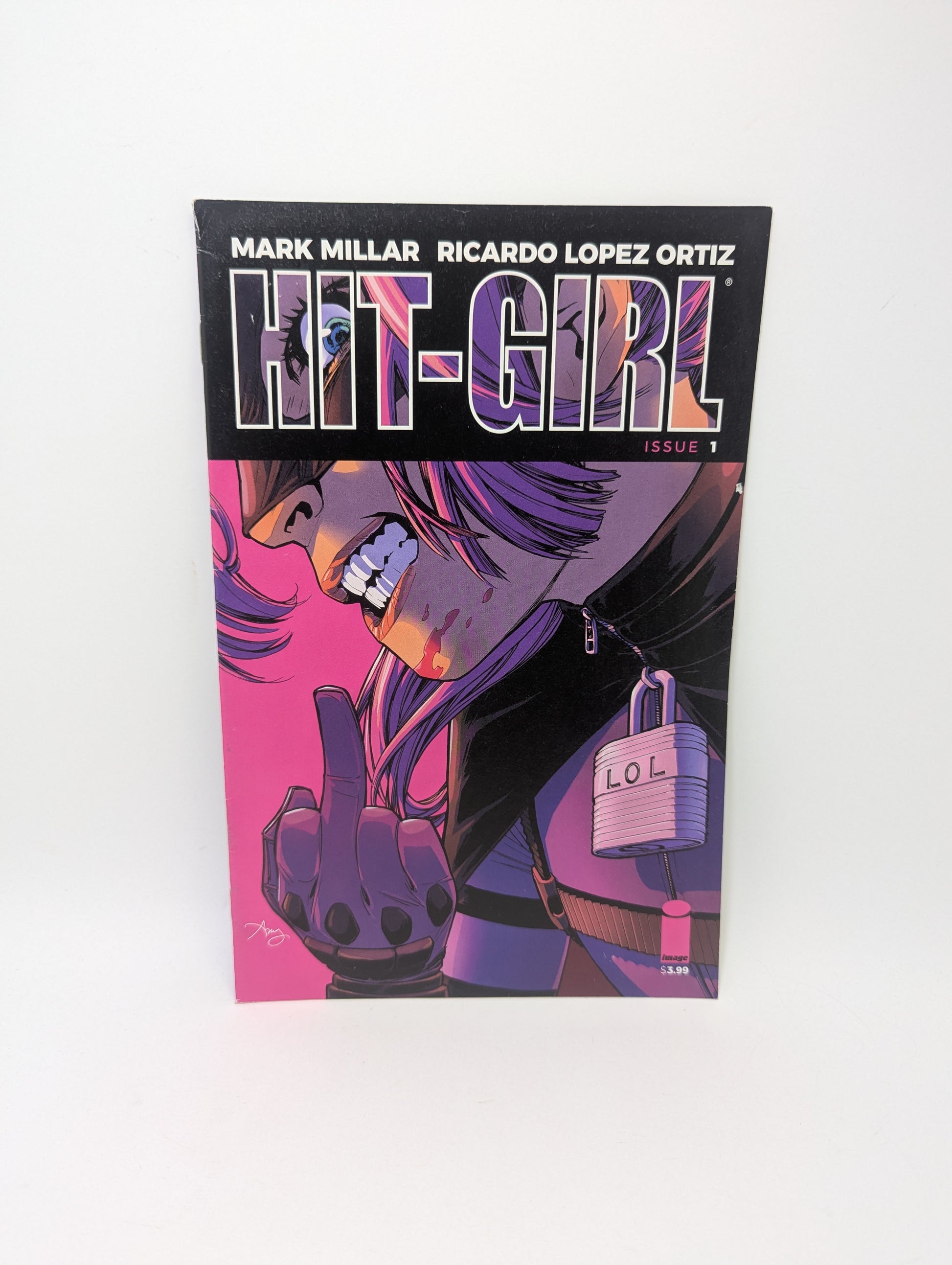  Hit-Girl #1 (2018) komiksas anglų kalba – žiauri paauglė kovotoja Kolumbijoje