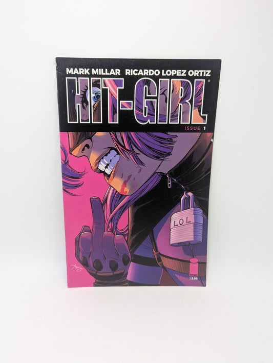  Hit-Girl #1 (2018) komiksas anglų kalba – žiauri paauglė kovotoja Kolumbijoje