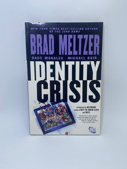 Identity Crisis grafinė novelė DC Comics anglų kalba