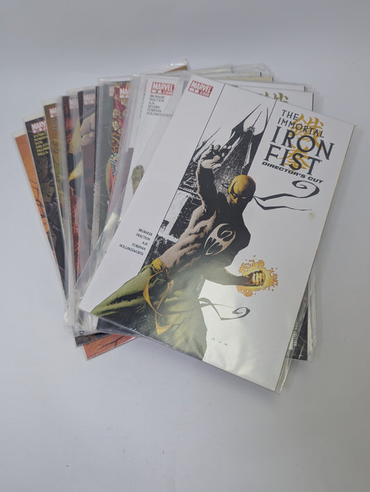  Immortal Iron Fist komiksų rinkinys (21 numeris) – Marvel veiksmo ir kovos menų serija anglų kalba