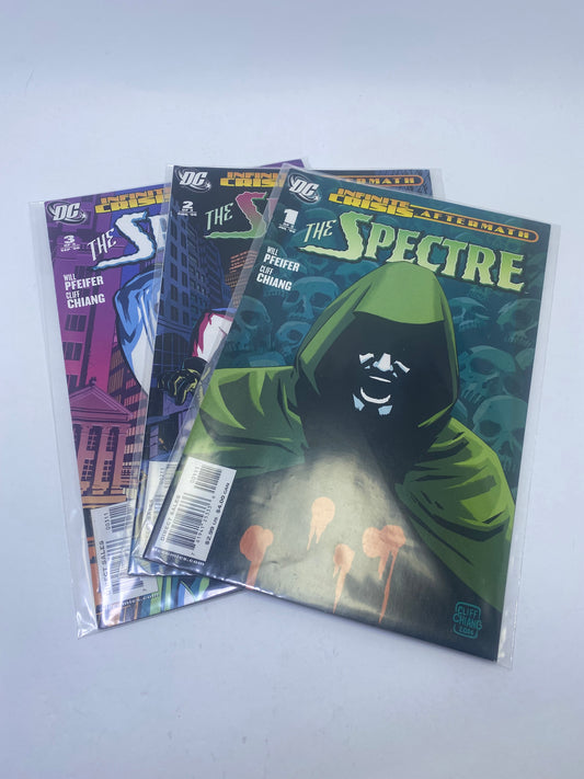  Infinite Crisis Aftermath: The Spectre #1–3 – tamsi DC Comics mini serija apie mistinį teisingumą, anglų kalba