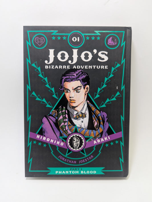 JoJo’s Bizarre Adventure: Part 1 Phantom Blood, Vol. 1 manga, VIZ Media.