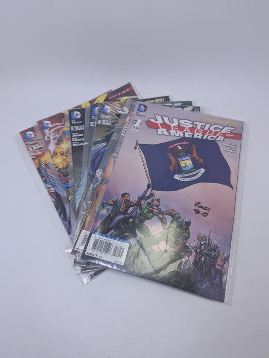  Justice League of America komiksų rinkinys – 7 numeriai anglų kalba
