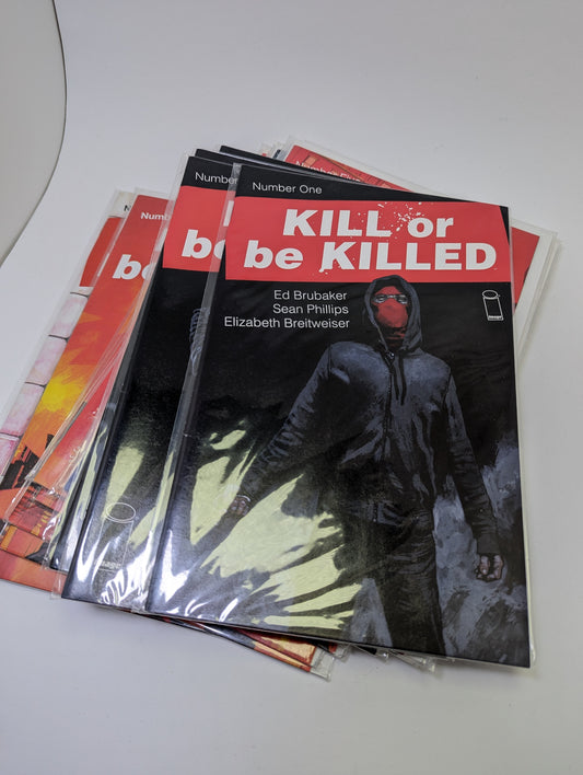 Kill or Be Killed #1-15 komiksai viršeliai