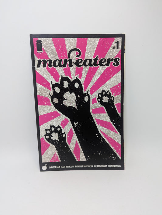  Man-Eaters #1 komiksas anglų kalba – tamsi satyra apie galią ir baimę