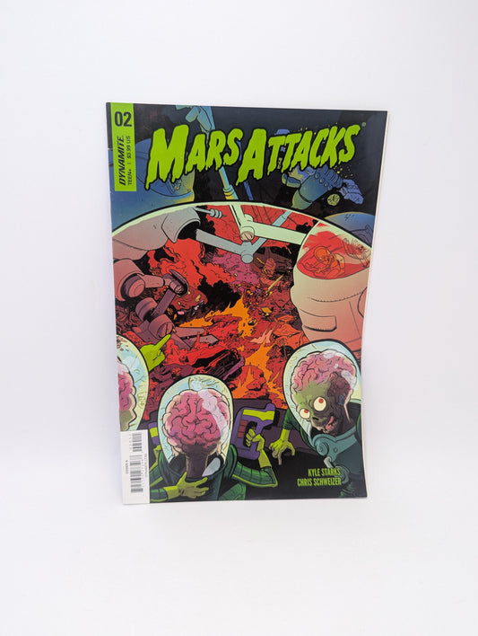  Mars Attacks #2 komiksas anglų kalba – marsiečių invazija ir išgyvenimas