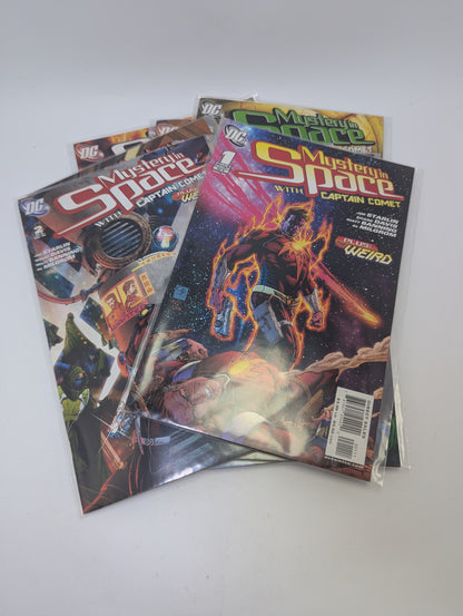  Mystery in Space #1–8 komiksų rinkinys anglų kalba – kosminė DC fantastika su Captaine Comet