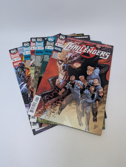  New Challengers 1–6 komiksų rinkinys anglų kalba – nauja herojų komanda kovoje su tamsa