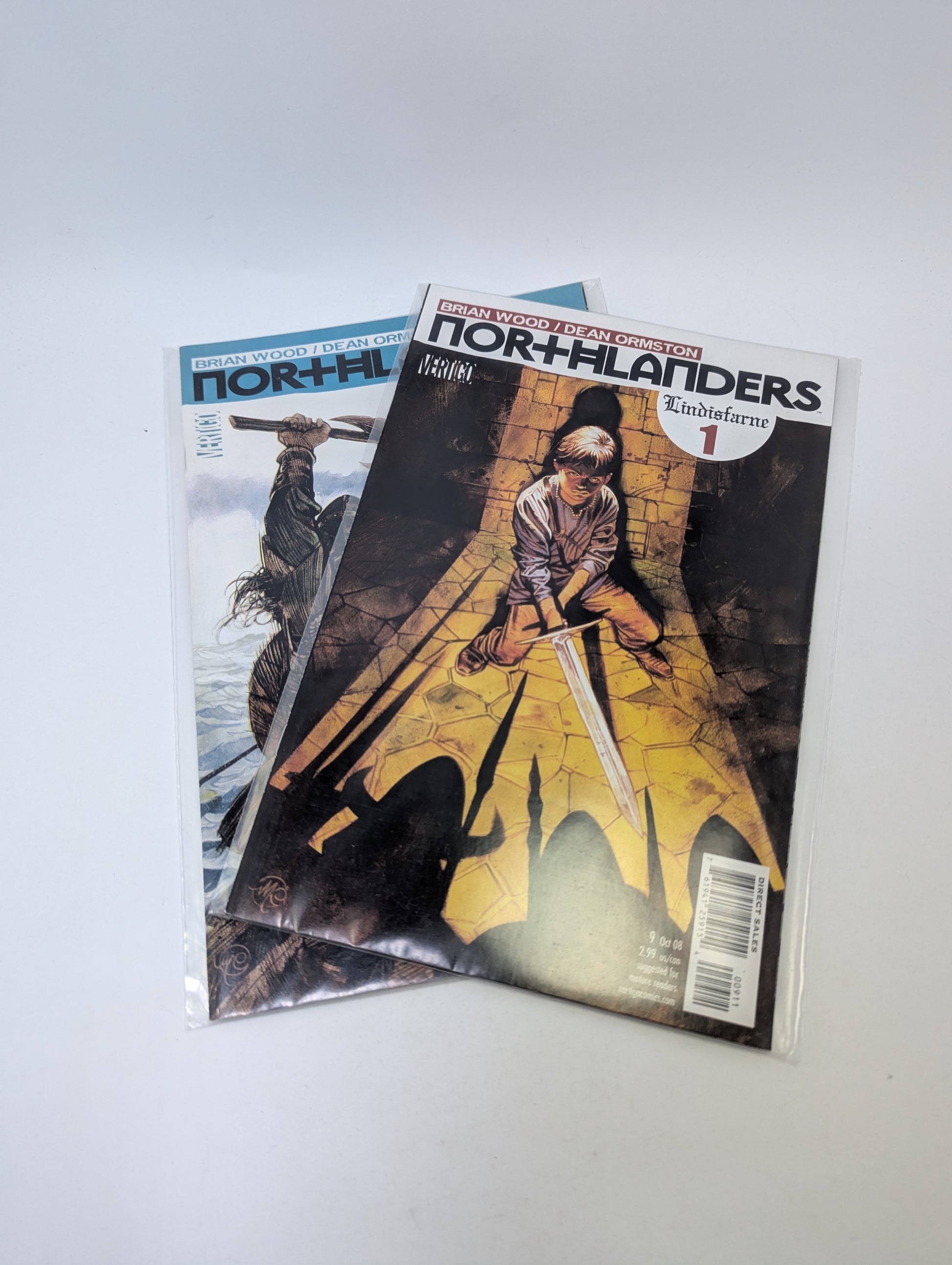  Northlanders: Lindisfarne #1–2 – vikingų tematikos komiksų serija anglų kalba