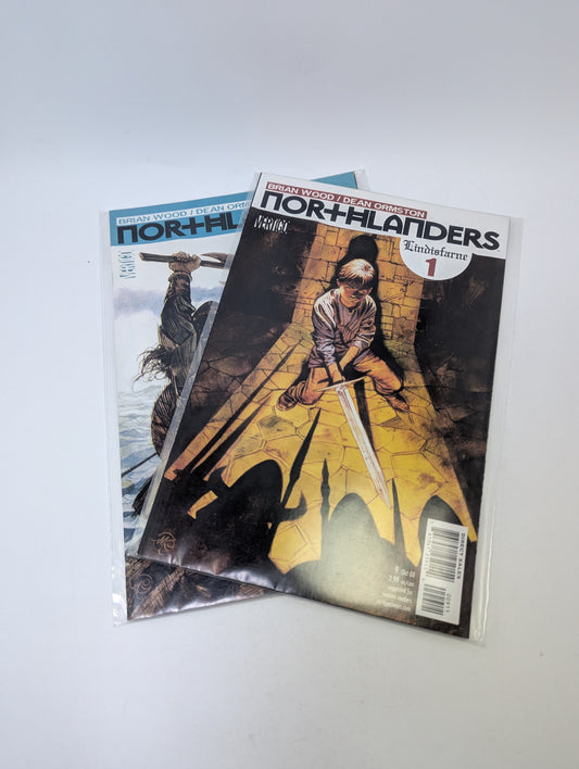  Northlanders: Lindisfarne #1–2 – vikingų tematikos komiksų serija anglų kalba