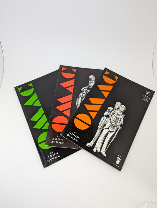 OMAC Book 1, 2, 4 komiksų viršelis