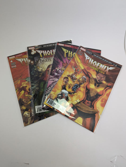 Phoenix Resurrection: The Return of Jean Grey #1-4 komiksų viršelis