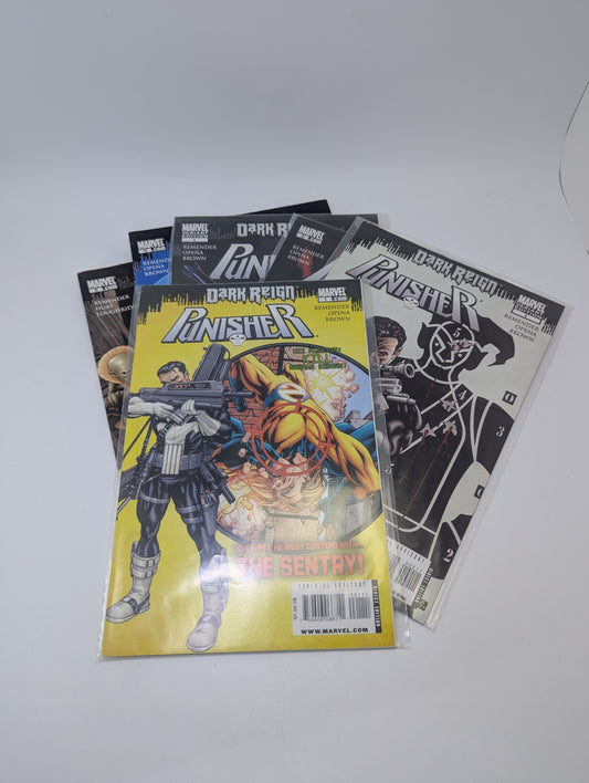  Punisher 1–6 komiksų rinkinys anglų kalba – Frank Castle kova su naująja valdžia