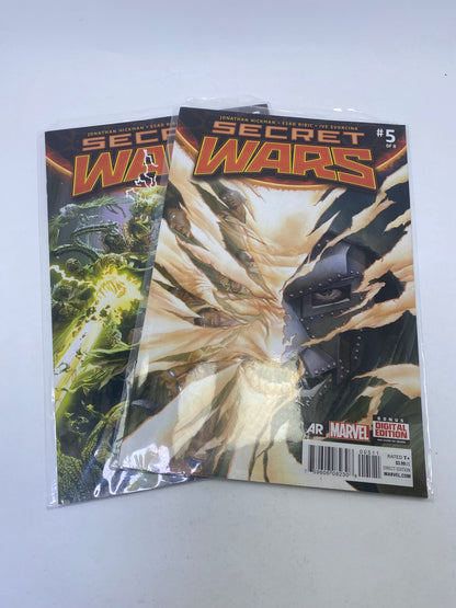 Secret Wars #5-6 komiksų rinkinys, Jonathan Hickman & Esad Ribić.