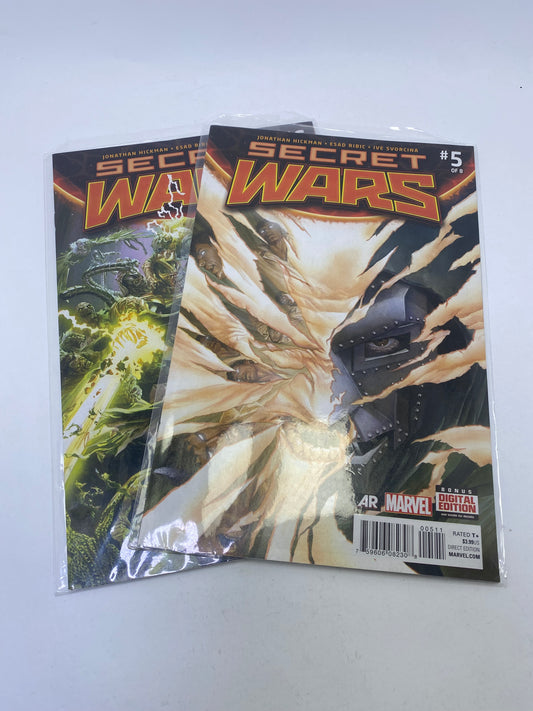 Secret Wars #5-6 komiksų rinkinys, Jonathan Hickman & Esad Ribić.