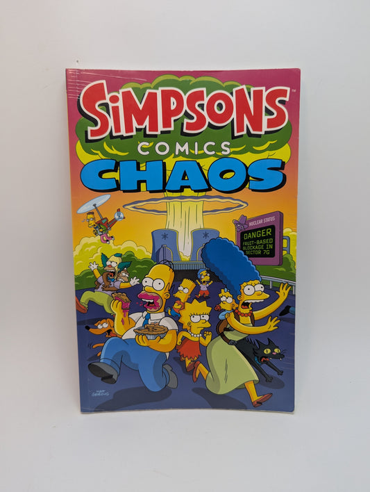Simpsons Comics: Chaos grafinė novelė, Bongo Comics, Homeras Simpsonas.