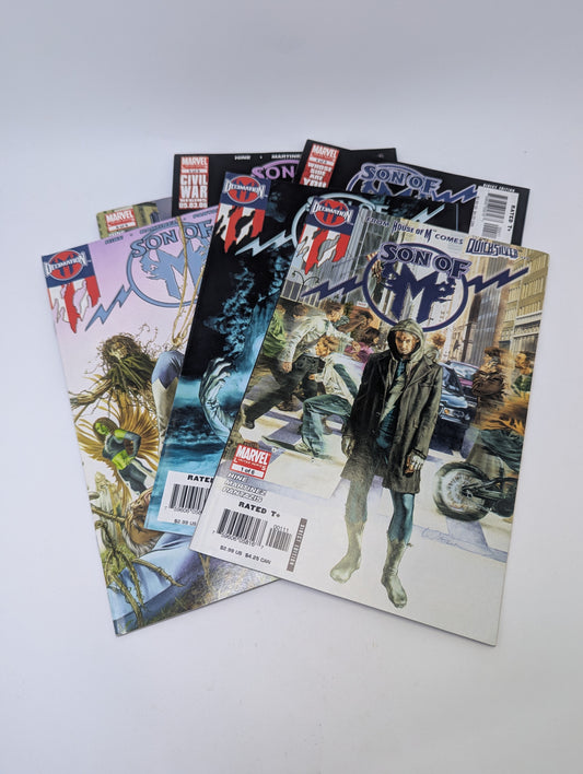  Son of M 1–6 komiksų rinkinys anglų kalba – Quicksilver kelionė po House of M