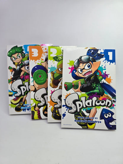 Splatoon Vol. 1-4 mangos viršelis anglų kalba