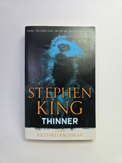 Stephen King Thinner knygos viršelis anglų kalba