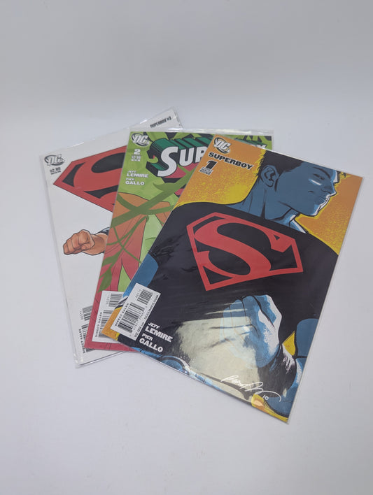  SuperBoy komiksų rinkinys – 3 numeriai, DC Comics leidykla, anglų kalba