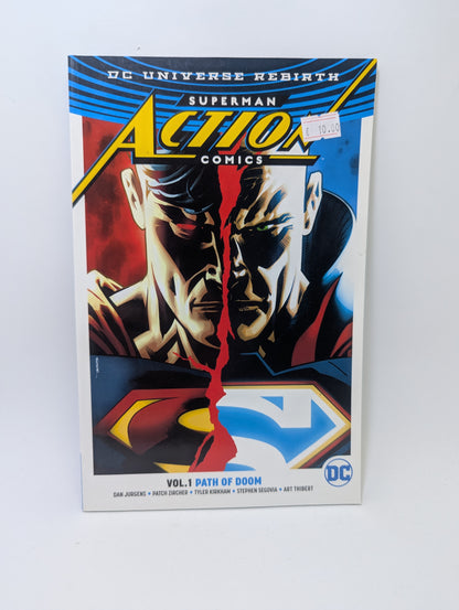 Superman: Action Comics - Path of Doom grafinė novelė, DC Comics.