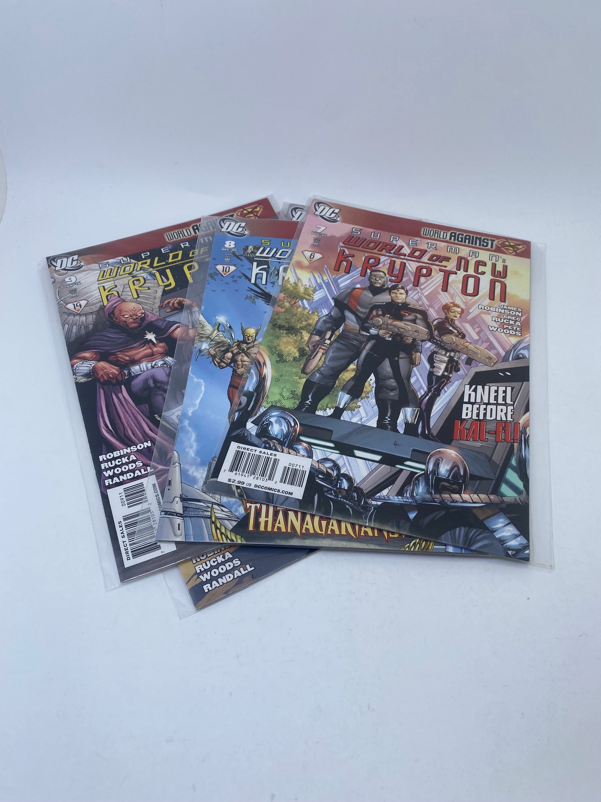  Superman: World of New Krypton #1–12 – epinė Supermeno kosminė istorija, anglų kalba