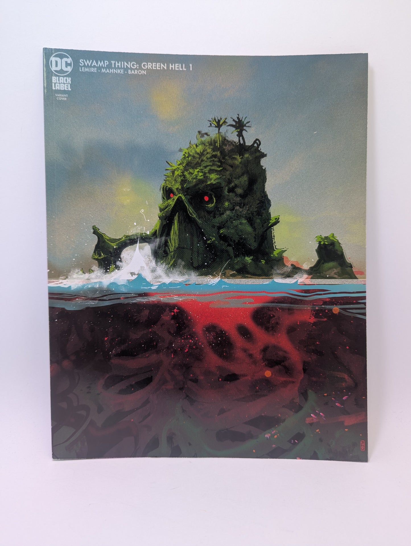 „Swamp Thing: Green Hell, Book 1“ komiksas anglų kalba su kolekciniu „Variant Cover“ viršeliu.