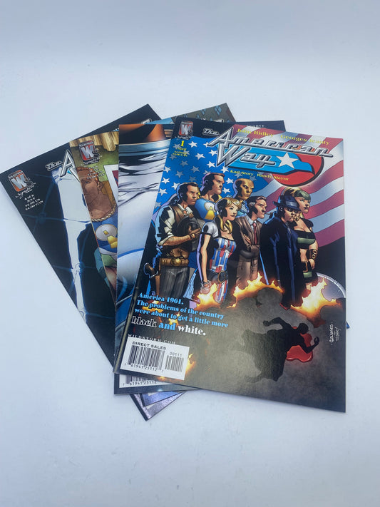  The American Way #1–4 – satyrinė DC Wildstorm komiksų serija apie superherojus 1960-aisiais, anglų kalba