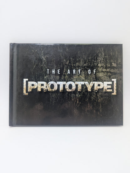 Oficiali Activision meno knyga The Art of Prototype su žaidimo koncepciniu menu.