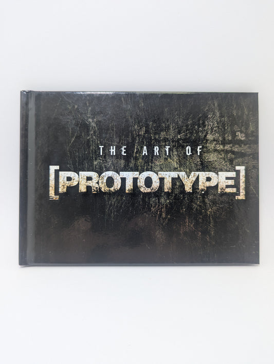 Oficiali Activision meno knyga The Art of Prototype su žaidimo koncepciniu menu.