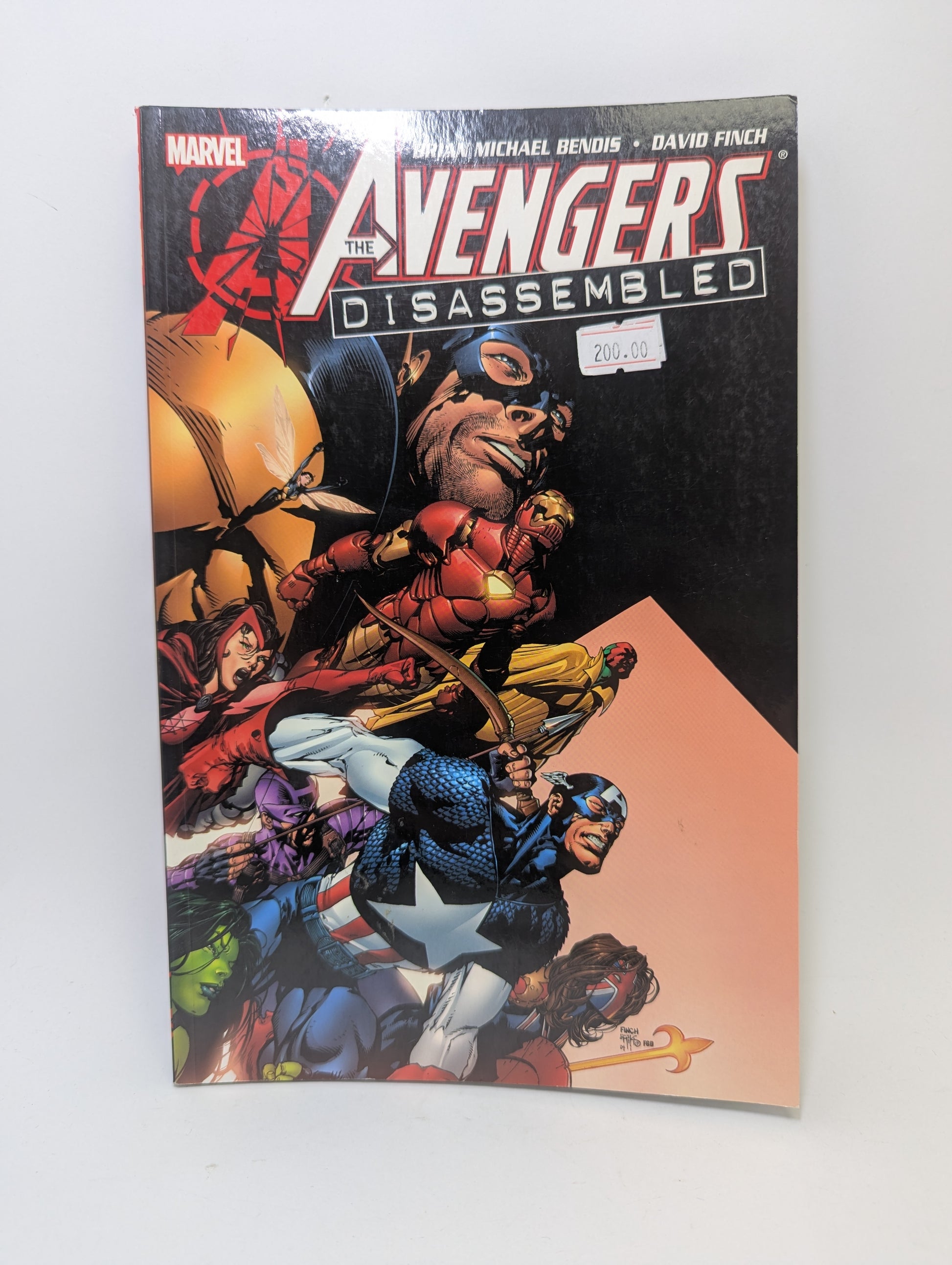 The Avengers: Disassembled grafinė novelė, Marvel Comics.