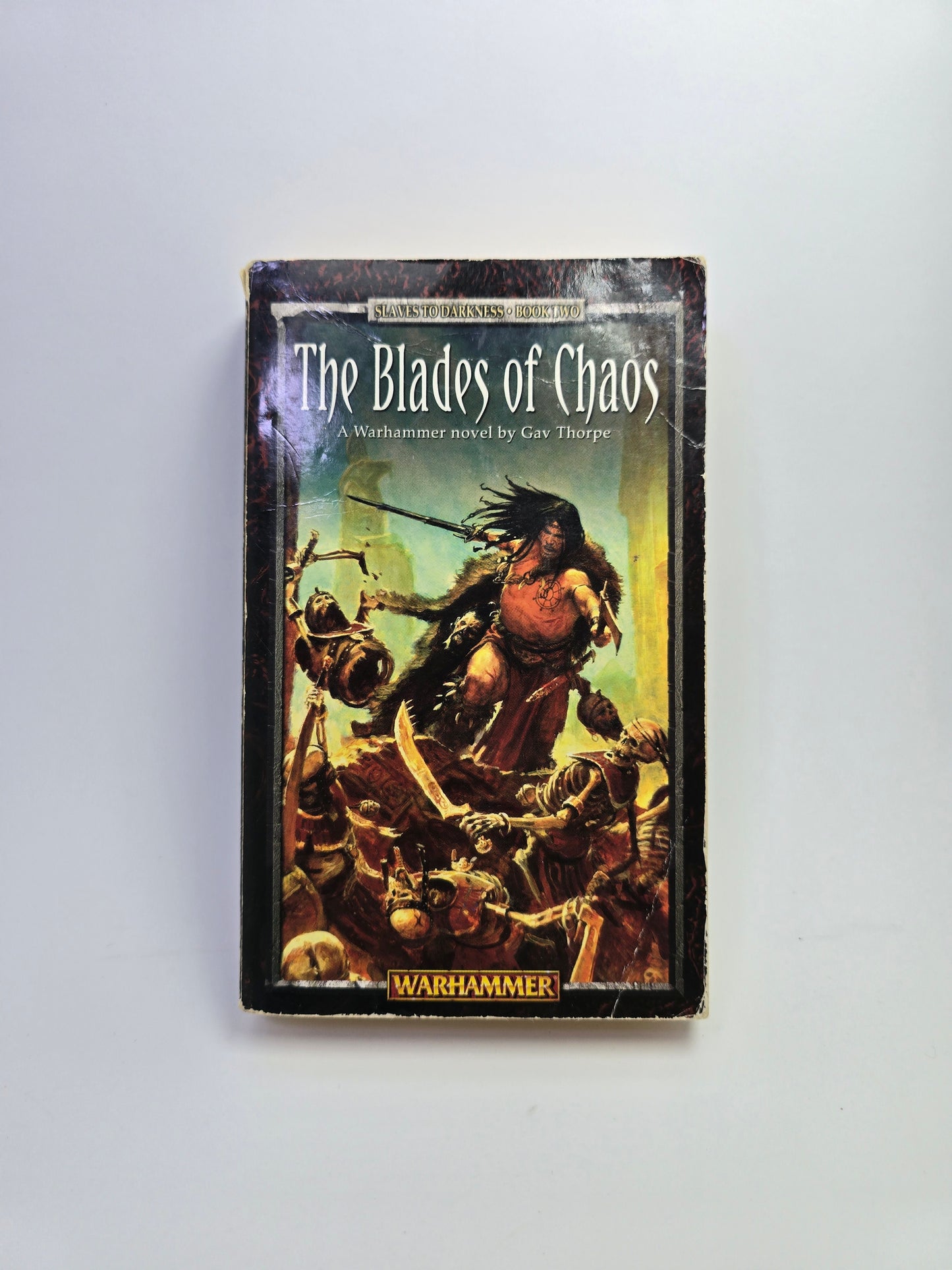 The Blades of Chaos Warhammer 40k knygos viršelis anglų kalba