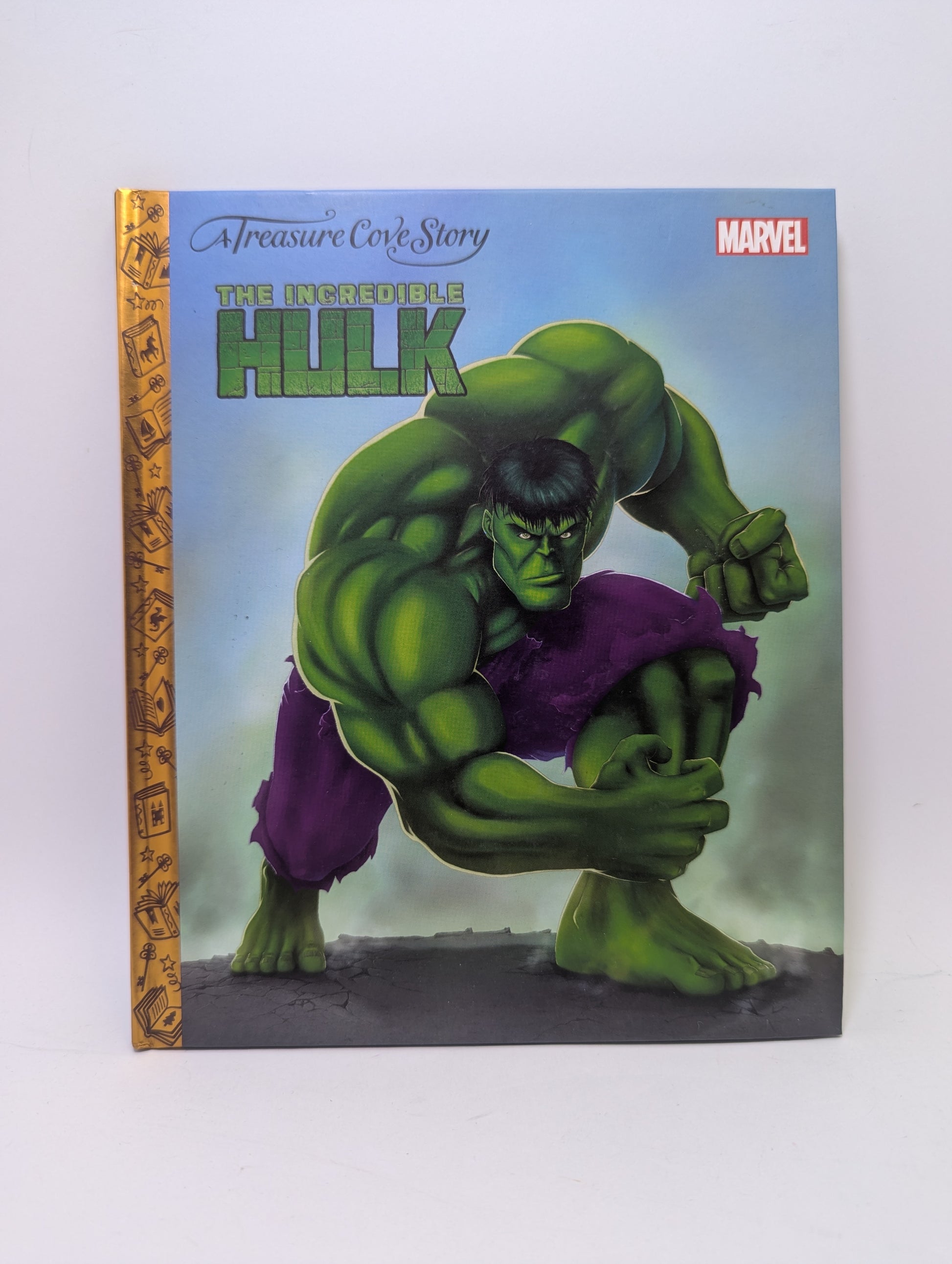 „The Incredible Hulk (Treasure Cove Stories)“ knyga vaikams su spalvingomis iliustracijomis.