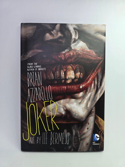 The Joker Brian Azzarello grafinės novelės viršelis anglų kalba