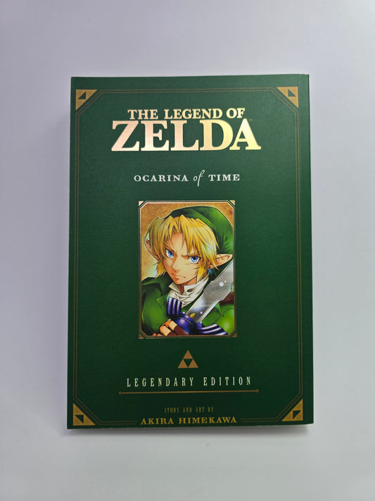The Legend of Zelda Ocarina of Time Legendary Edition mangos viršelis anglų kalba