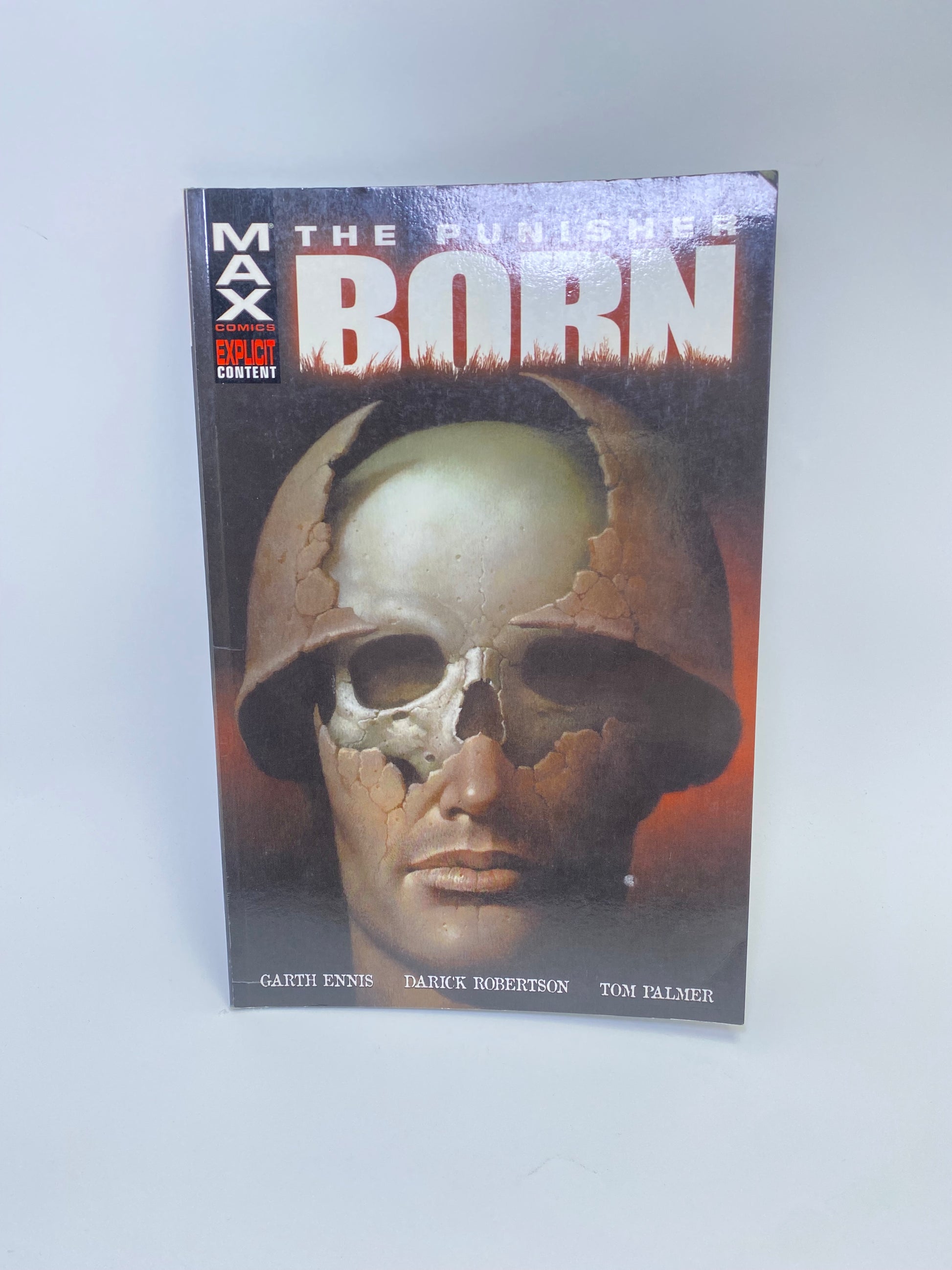 The Punisher Born grafinė novelė Marvel Comics anglų kalba
