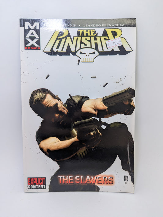 The Punisher: The Slavers grafinė novelė, Marvel Comics.