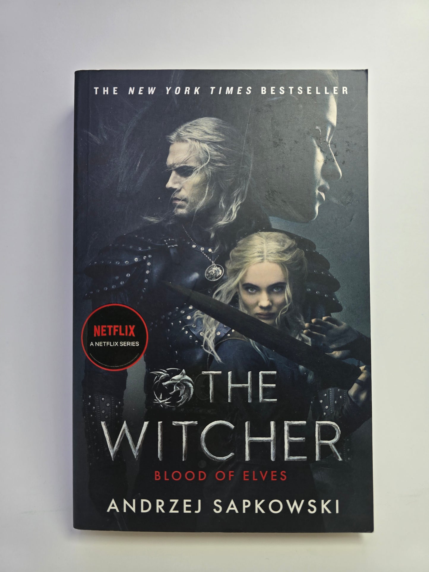 The Witcher Blood of Elves knygos viršelis anglų kalba